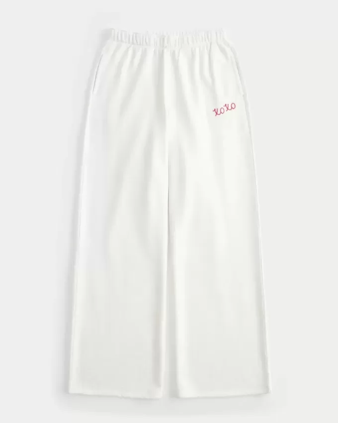 XOXO – Jogginghose mit weitem Bein und Grafik XOXO – Jogginghose mit weitem Bein und Grafik